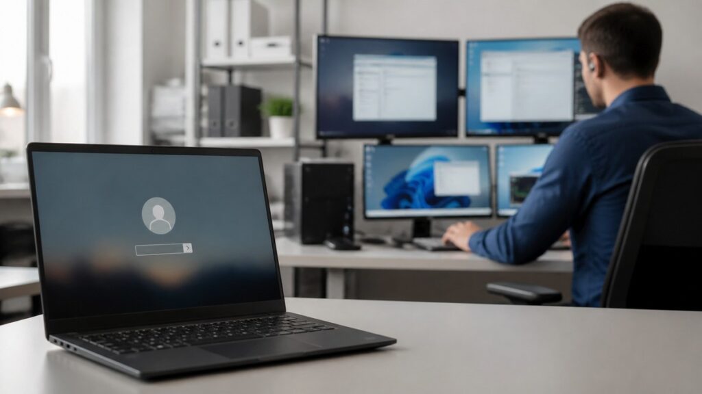 Коя функция на Microsoft позволява дистанционна помощ без потребител?